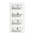BLOC 4 POUSSOIRS P/PIVOT 2FILS