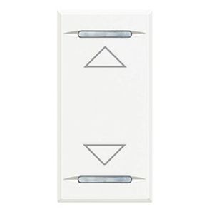 Manette bascule 1 module monter/descendre Axolute White