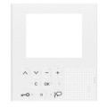 Enjoliveur Living Light Bticino Blanc pour poste intérieur réf. 344400 et 344401
