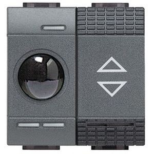 Récepteur IR à relais intégré 2 canaux Living Light Bticino Anthracite