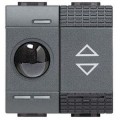 Récepteur IR à relais intégré 2 canaux Living Light Bticino Anthracite