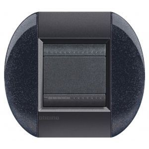 Plaque Living Light Bticino Anthracite - 2 modules
