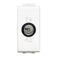 Prise TV 1 module - LivingLight blanc