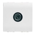 Prise TV 2 modules - LivingLight Blanc