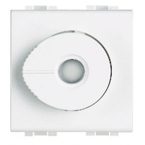 Variateur rotatif Living Light Bticino Blanc 60-500W - 2 modules