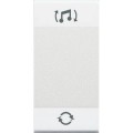 Manette  diffusion sonore - symbole - LivingLight Blanc