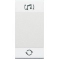 Manette  diffusion sonore - symbole - LivingLight Blanc