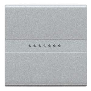 Poussoir Living Light Bticino tech 1 P (NO) 10 A 250 Vca - 2 modules
