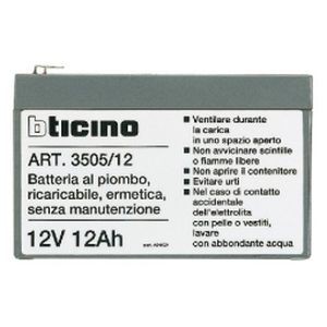 Batterie séparée pour alimentation système alarme