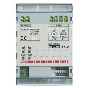 Amplificateur 4 modules DIN