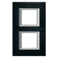 Plaque Axolute Bticino Anthracite - 2 x 2 modules entraxe 71 V