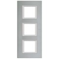 Plaque Axolute Bticino Mercure - 3 x 2 modules entraxe 71 V