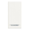 Poussoir à bascule Axolute Bticino 16A connexion à vis - 1 module - white