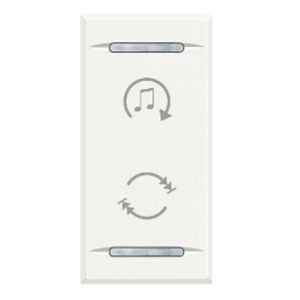 Manette bascule 1 module fonction diffusion sonore Axolute White