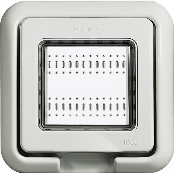 Support-plaque ip55 idrobox - couleur gris ral 7035
