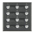 Clavier codé 12 touches - 2 modules - Axolute Anthracite