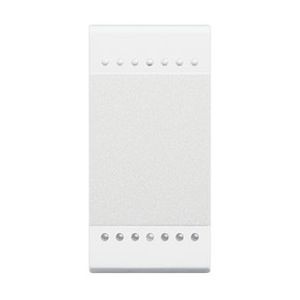 Manette interchangeable à bascule 1 module LivingLight Blanc