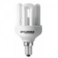 Ampoule fluocompacte E14 Sylvania Fast Start 9W 827