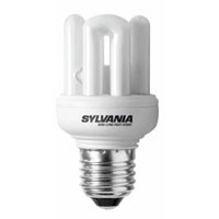Ampoule fluocompacte E27 Sylvania Fast Start 9W 840