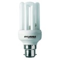 Lampe Fluocompacte Mini-Lynx Fast-Start 10kH 8W 827 B22 - Sylvania