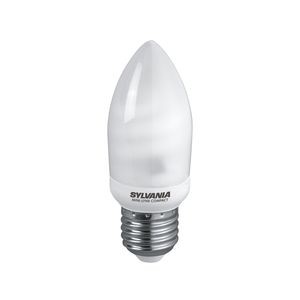 Ampoule fluocompacte E27 Sylvania Mini-Lynx Candle 7W 2700K 300lm