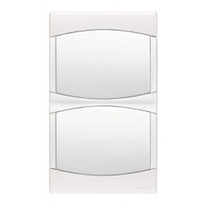 Plaque double Arnould Initia - entraxe 57 - Lumière