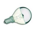 Ampoule à incandescence Sphérique Calotte argentée 60W 230V E27 - Sylvania