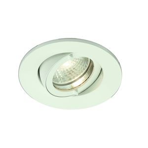 Spot encastré halogène GX5,3 Sylvania Instar Trend 50W aluminium encastré au plafond