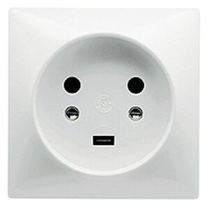 Prise 2 P+T 20A - 250V~ monobloc - Arnould - 50332