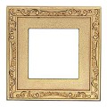 Plaque simple  - Louis XV