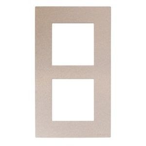 Plaque double - entraxe 57 vertical - Cocoon - Arnould - 60827