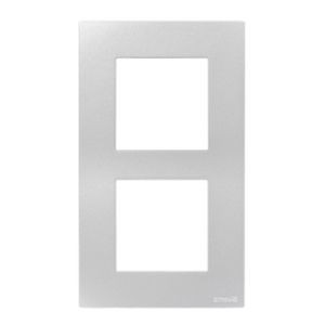 Plaque double - entraxe 57 vertical - Technium