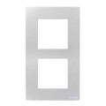 Plaque double - entraxe 57 vertical - Technium