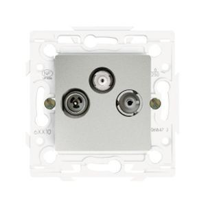 Prise TV - FM - SAT 2 câbles Technium - Arnould - 62678