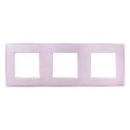 Plaque triple - entraxe 71  - Lilas