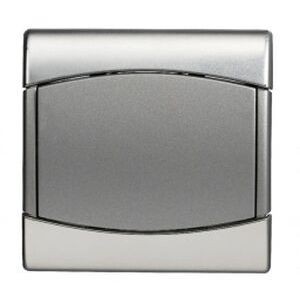 Plaque simple - Nickel / Moka