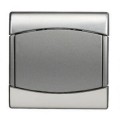 Plaque simple - Nickel / Moka