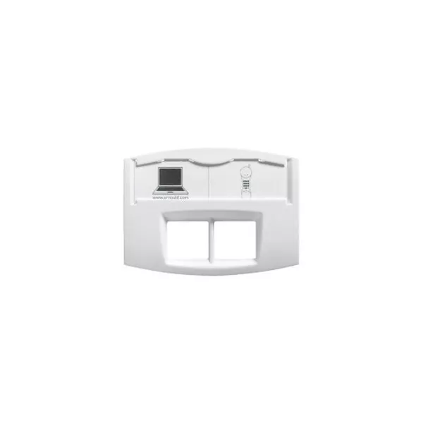 Enjoliveur Prise Téléphone Arnould CLUB Blanc - Référence 65450, Neuf Sous Emballage
