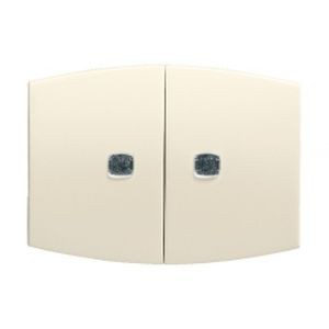 Manette - Commandes doubles lumineuses - Ecru