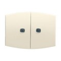 Manette - Commandes doubles lumineuses - Ecru