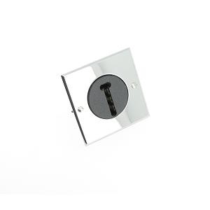 Prise téléphonique miroir chrome Arnould Europa