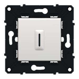 Interrupteur temporisé sans neutre Arnould Espace Evolution - 250 V~ - Blanc