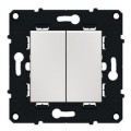 Double poussoir 6 a Arnould Espace Evolution - blanc
