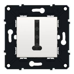 Prise téléphone 8 plots Arnould Espace Evolution - blanc