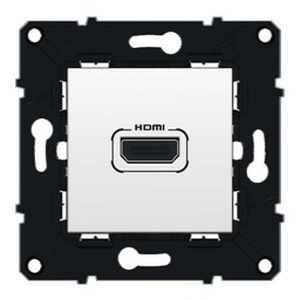 Prise hdmi pré-connectorisée Arnould Espace Evolution - blanc