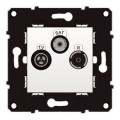 Prise TV-R-SAT étoile blindée Arnould Espace Evolution - Espace Evolution - Blanc