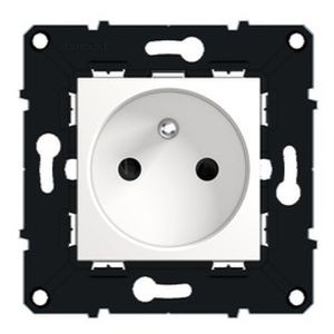 Pack chantier 50 prises 2P+T Arnould Espace Evolution bornes automatiques avec éclips de protection - blanc