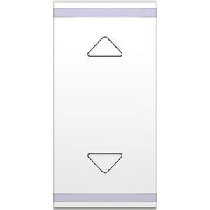 Manette symbole haut/bas Arnould Espace Evolution - 1 module - blanc