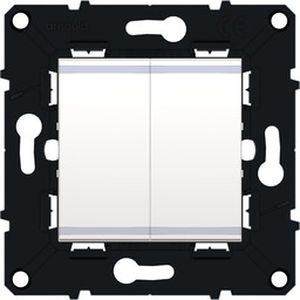 Actionneur commande 2 relais Arnould Espace Evolution - livré avec 2 manettes 1 module - blanc