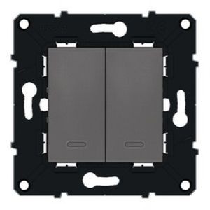 Poussoir à voyant 6a Arnould Espace Evolution - magnesium